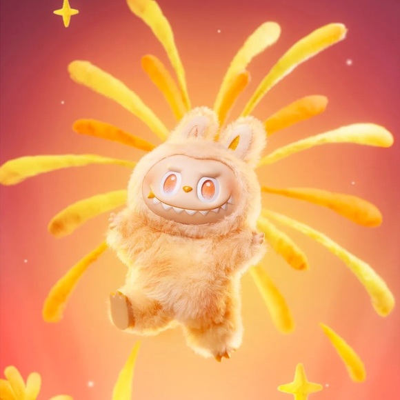 POP MART | THE MONSTERS Labubu Big into Energy Series Vinyl Plush - Happiness - Picture 1 of 6